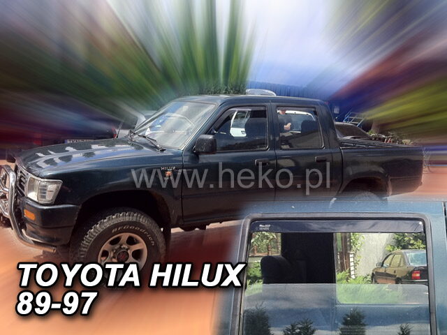 Ofuky oken - Toyota Hilux 4D N13 1989-1997R (+zadní)