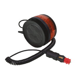 LED maják oranžový 12/24V 8LED magnet, ECE R10 108x60mm
