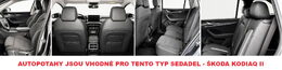 Autopotahy ŠKODA KODIAQ II, 5 MÍST, od r. 2024, AUTHENTIC DOBLO, žakar červený