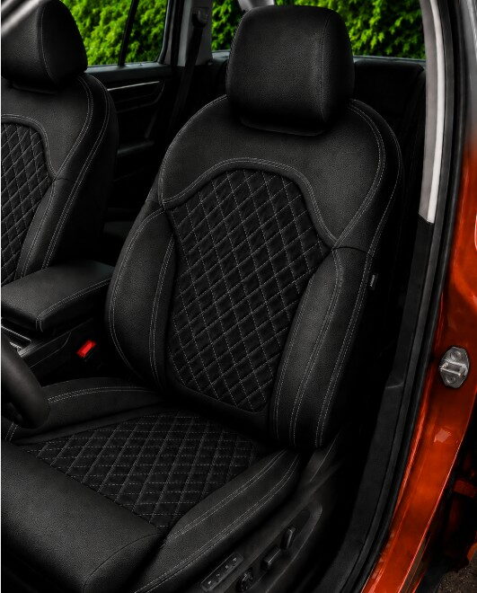 Autopotahy ŠKODA KODIAQ II, 5 MÍST, od r. 2024, AUTHENTIC CARO šedé