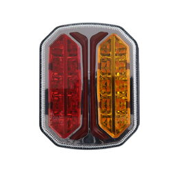 Sdružené zadní světlo 42LED čtvercové pravé 3-dílné 124x104x33mm IP65 12/24V