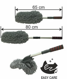 Mycí kartáč MICROFIBER MOP teleskopický 80cm