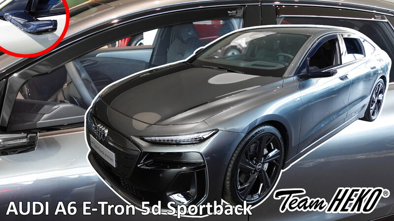 Ofuky oken - Audi A6 E-Tron Sportback 5D r.v. 2024-> (+zadní) - kamera