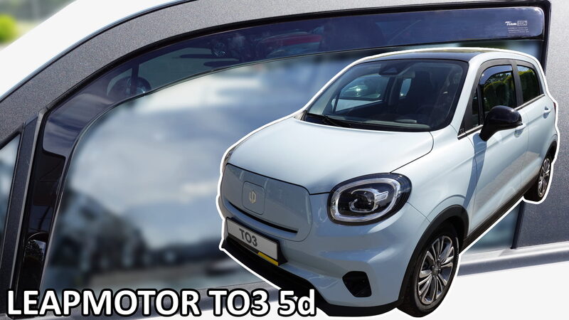 Ofuky oken - Leapmotor T03 5D r.v. 2020->, přední