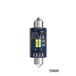 LED sufit (39mm) bílá, 12V, 2LED/CSP1860 CAN-Bus, bílá+modrá