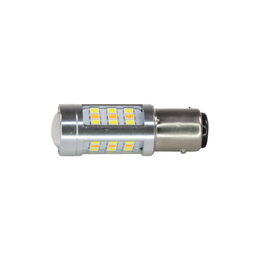 LED BAY15d bílá/oranžová, 12V, 33LED/2835SMD, Switchback