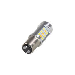 LED BAY15d bílá/oranžová, 12V, 33LED/2835SMD, Switchback