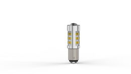 LED BAY15d bílá/oranžová, 12V, 33LED/2835SMD, Switchback