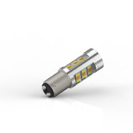 LED BAY15d bílá/oranžová, 12V, 33LED/2835SMD, Switchback
