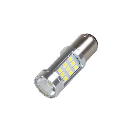 LED BAY15d bílá, 12V, 33LED/2835SMD