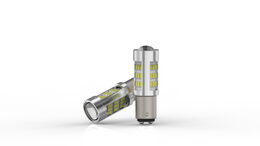 LED BAY15d bílá, 12V, 33LED/2835SMD