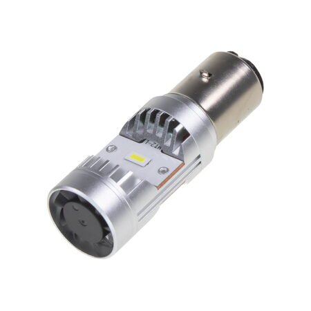 CSP LED BA20D bílá, 6-24V, motocyklová, veteráni
