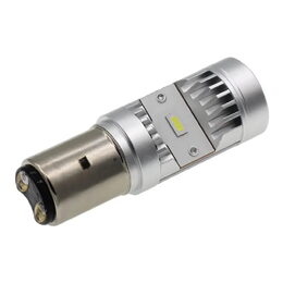 CSP LED BA20D bílá, 6-24V, motocyklová, veteráni