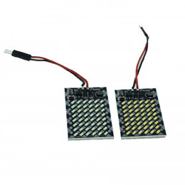 2x LED panel 43x29mm 10-24V, 48LED/3014SMD