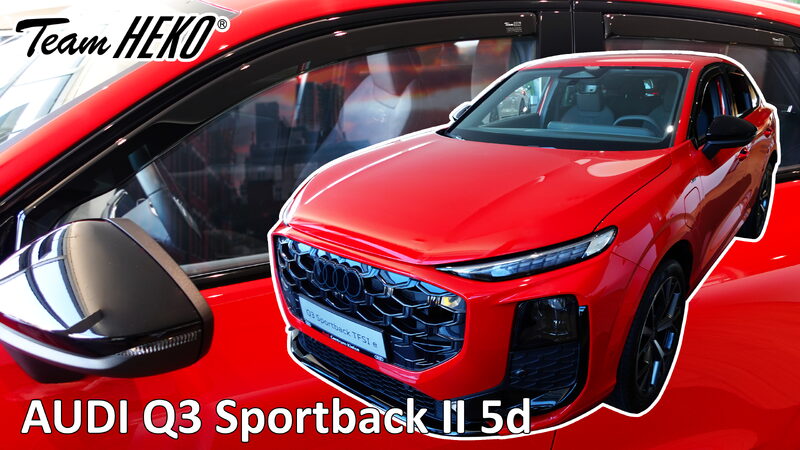 Ofuky oken - Audi Q3 5D Sportback r.v. 2025-> (+zadní)