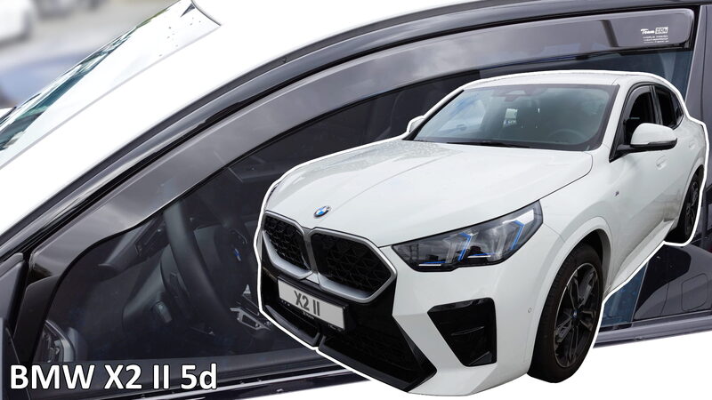 Ofuky oken - BMW X2(U10) 5D r.v. 2023-> přední
