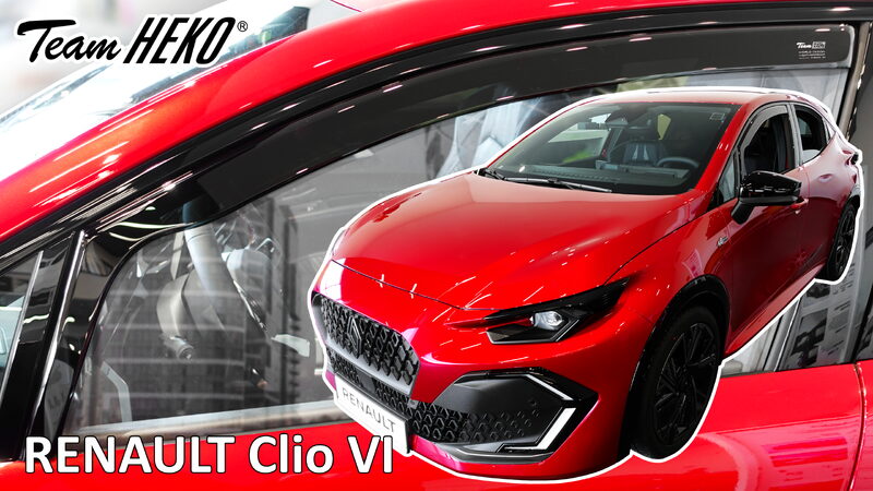 Ofuky oken - Renault Clio VI 5D r.v. 2025-> přední