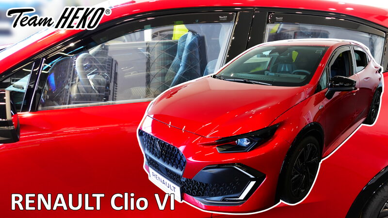 Ofuky oken - Renault Clio VI 5D r.v. 2025-> (+zadní)