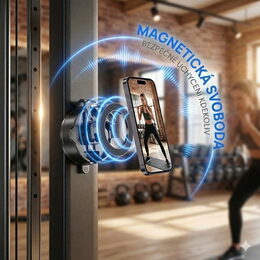 Univerzální magnetický držák telefonu s vakuovou přísavkou