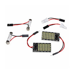 2x LED panel 43x29mm 10-24V, 48LED/3014SMD