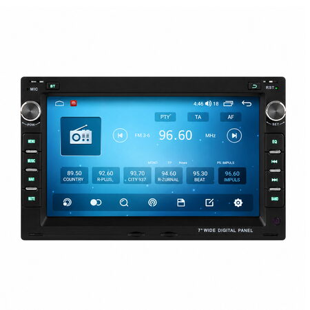 Autorádio pro VW, Škoda s 7" LCD, Android, WI-FI, GPS, CarPlay, Bluetooth, 4G, 2x USB
