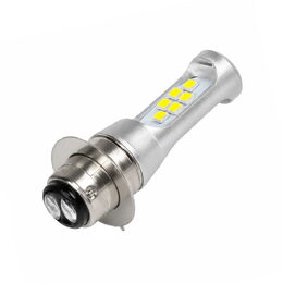 LED P15D bílá, 12V, motocyklová