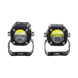 LED světla s čočkou na motocykl