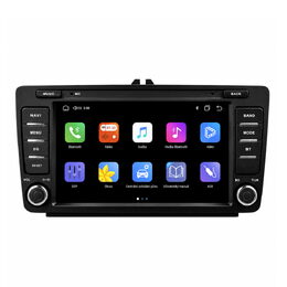 Autorádio pro Škoda Octavia II, Yeti s 7" LCD, Android, Wi-Fi, GPS, CarPlay, Bluetooth, 4G