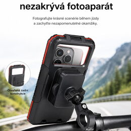 Univerzální voděodlný držák telefonu na kolo, motocykl