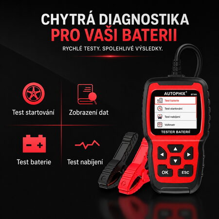 Tester akumulátorů Autophix BT300