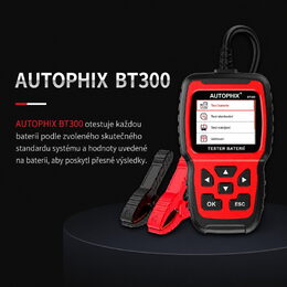 Tester akumulátorů Autophix BT300