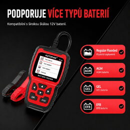 Tester akumulátorů Autophix BT300