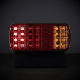 Sdružené zadní LED světlo 220x100x30mm, 24LED, ECE R10 R148 R150, IP67