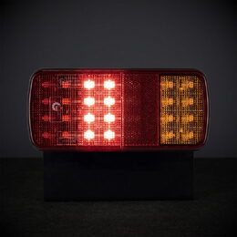 Sdružené zadní LED světlo 220x100x30mm, 24LED, ECE R10 R148 R150, IP67