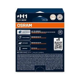 Autožárovky H1 12V 80W P14,5s Cool Blue Boost - 2ks