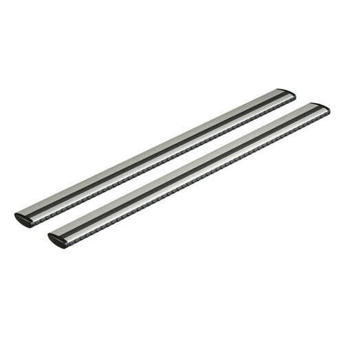 Tyče NORDRIVE SILENZIO M 120 cm stříbrné - 2 ks