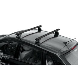 Tyče NORDRIVE SILENZIO M 120 cm černé - 2 ks