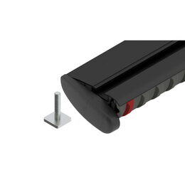 Tyče NORDRIVE SILENZIO L 128 cm černé - 2 ks