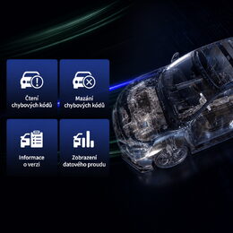 Autodiagnostika Autophix 9610 OBDII pro VW, Škoda, Seat, Audi