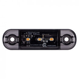 LED poziční světlo oranžové 84x24x11mm 3LED 12/24V ECE R10 R148