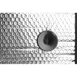 Sluneční clona pro dodávky L skládací vnitřní 160x85cm - matná černá