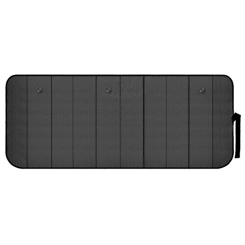 Sluneční clona pro kamiony XL skládací vnitřní 180x90cm - matná černá