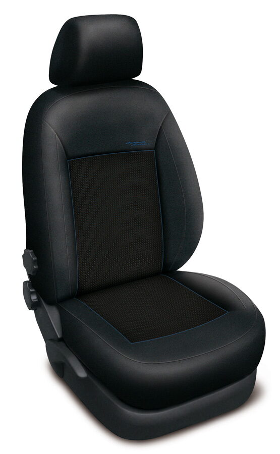 Autopotahy Škoda Roomster 2006–2015 – Authentic Premium žakar modrý