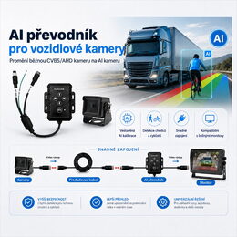 AI převodník obrazového signálu s detekcí osob a vozidel