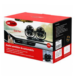 Ventilátor DUO na palubní desku 12V