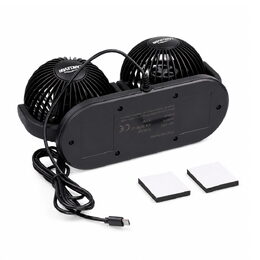 Ventilátor DUO na palubní desku USB-C