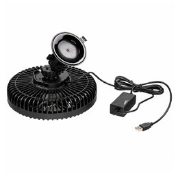 Ventilátor 208 mm s přísavkou USB
