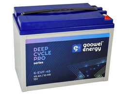 Trakční (GEL) baterie GOOWEI ENERGY 6-EVF-45, 45Ah, 12V
