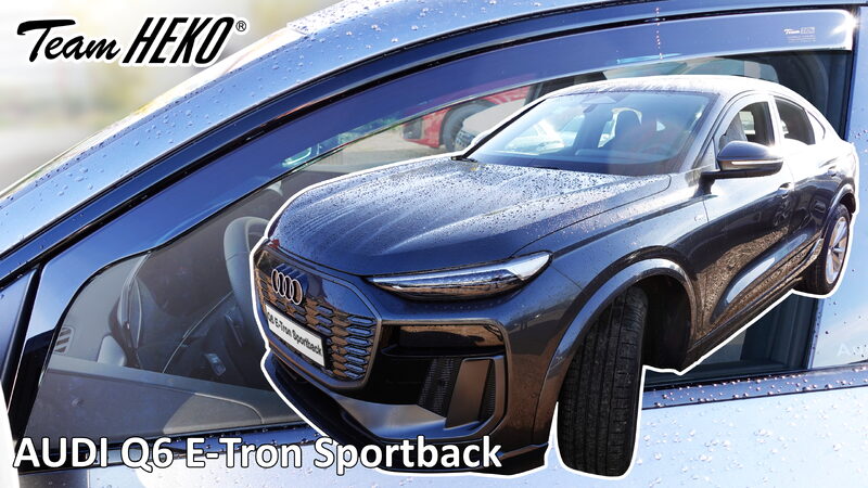 Ofuky oken - Audi Q6 E-Tron Sportback r.v. 2024->, přední