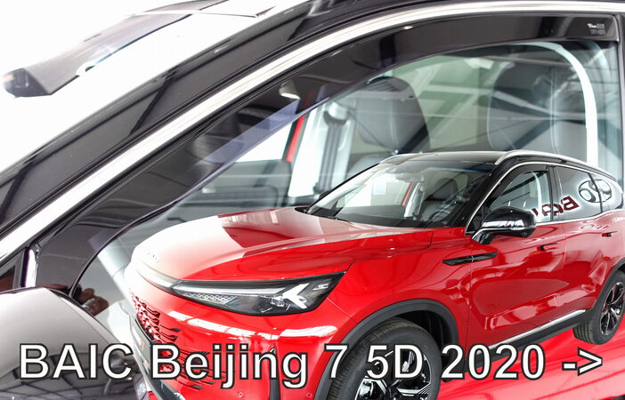 Ofuky oken - BAIC Beijing 7 5D r.v. 2020->, přední